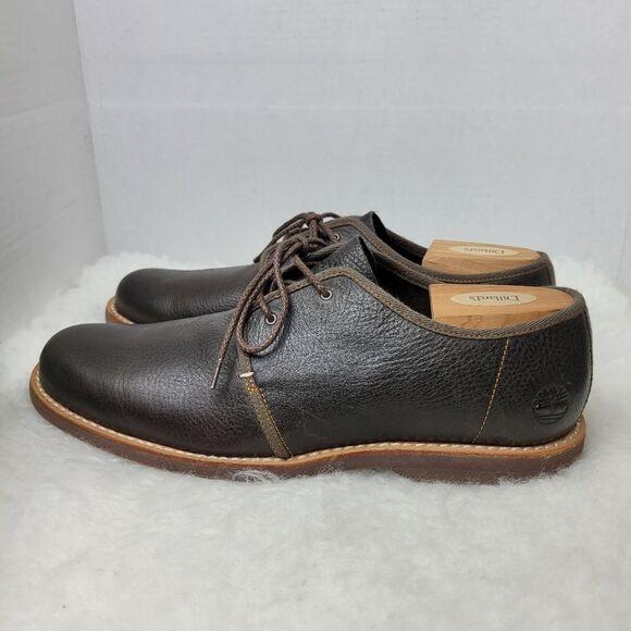 Timberland Earthkeepers Stormbuck Lite Oxford Brown Leather Shoes Size 10.4 main image 4